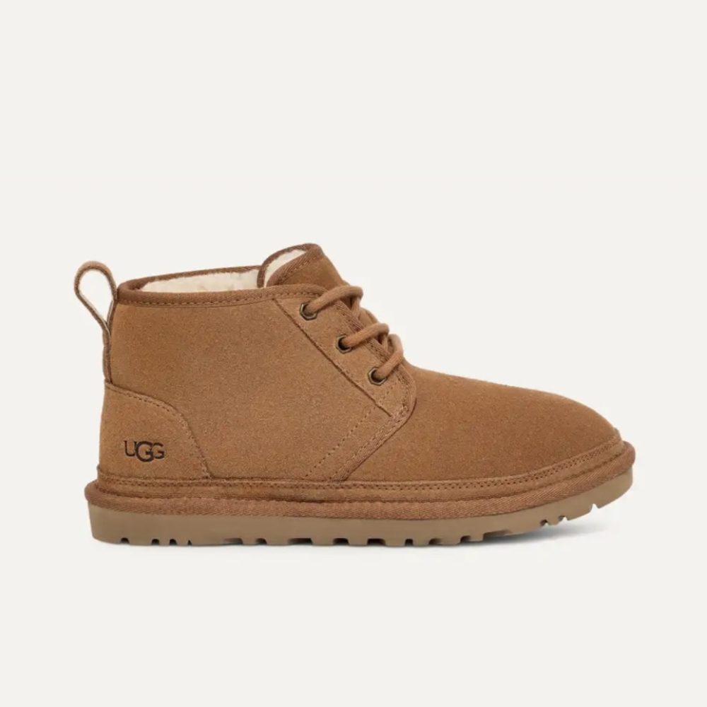UGG Women's Lace-Up Ankle Boots in Chestnut Brown